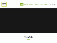 Tablet Screenshot of nat-solutions.com